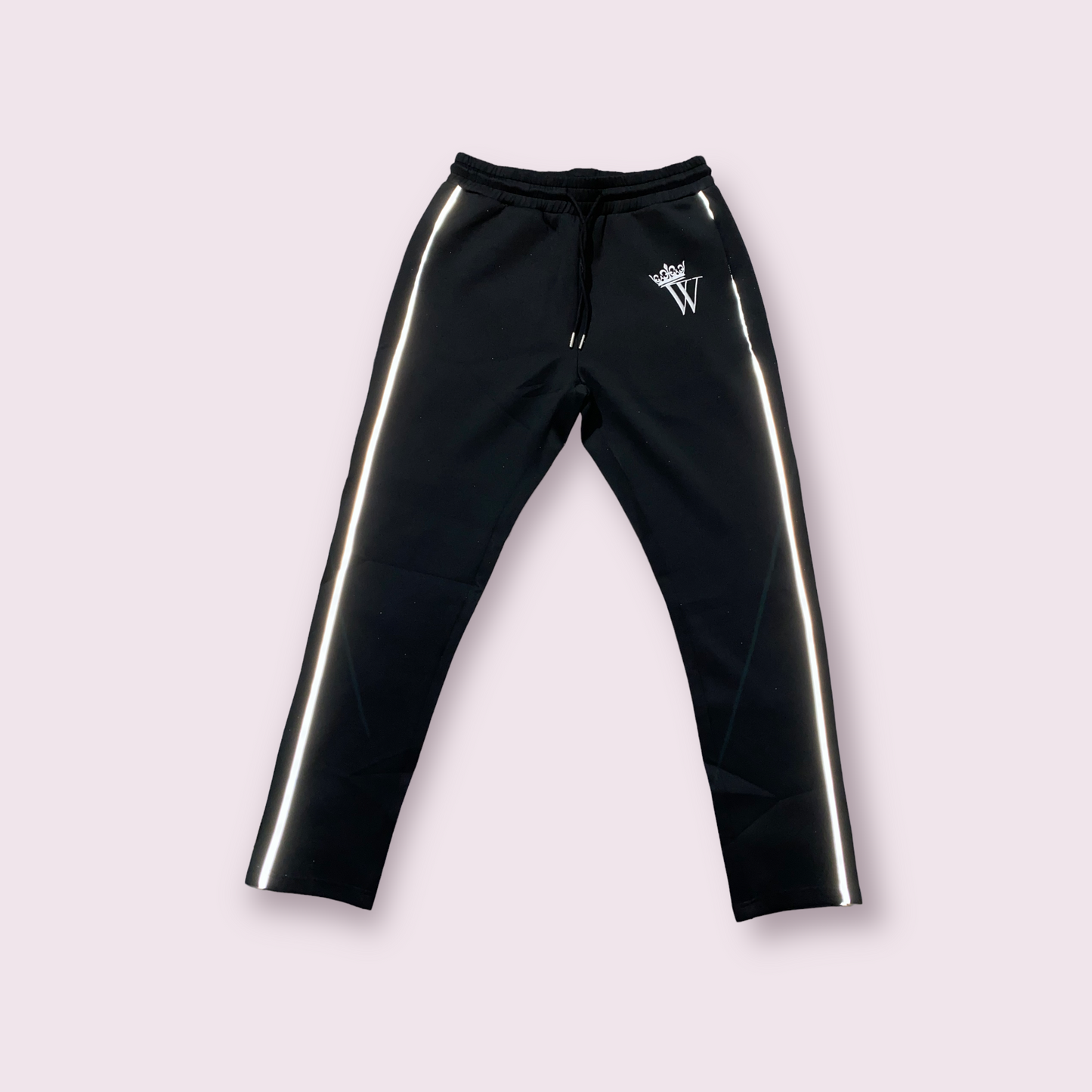 Reflective Tracksuit Luxury Black