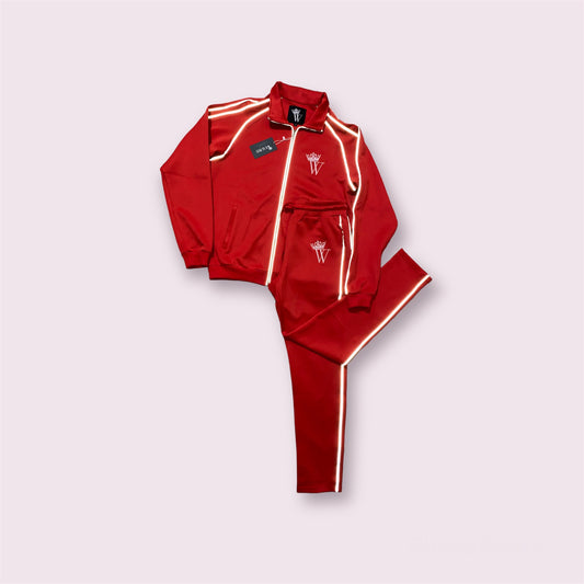 Reflective Tracksuit Cherry Red