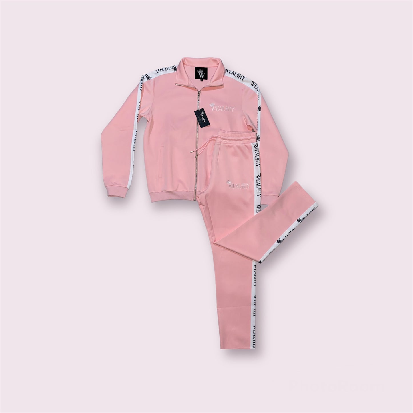 Wealthy Tracksuit Powder Pink